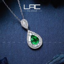 LAC18K Saffry pendant with diamond neck can be customized (chain without chain)