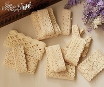Tang Rabbit] lace accessories collection {31} Cotton lace lace lace lace common use bilateral unilateral beige