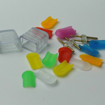 LED lamp belt accessories block tail plug aluminum aluminum slot transformer 12v plug - needle fixation adhesive