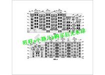 A complete set of garden house residential building cad construction drawings cad design drawings in a certain area