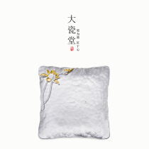 Daceramic Hand hand - hand - cup cup cup cup cup cup cup - line metal creative tea mat fittings for tea ceramic