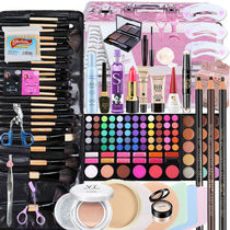 Professional makeup set full set of cosmetics combination makeup artist beauty tools for beginners childrens photo studio with makeup stage