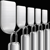 Japanese imported MUJI epsilon kitchen hook strong adhesive hook stainless steel wall bearing no drilling