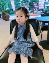 Jinghe Zhihu original Chinese childrens clothing cheongsam dress customization