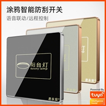 zigbee smart touch wall panel switch Mobile phone remote control Home linkage Tuya smart APP