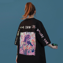 Big Code T T-shirt Woman Short Sleeve 2022 New Summer Design Sensation Small Crowd Fat Mm Loose 50% Sleeves Blouse 200