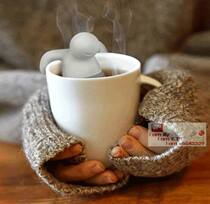 Creative Silicone Bubble Tea Material MrTEA Taste Filter Tea Food Grade Material Filter Bag Promotion