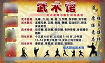 614 film poster printed display board spray painting photo 523 martial arts hall introduction