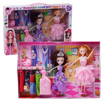 Girls toy swapped foreign dolls princess kit for childrens familys family year toy delivered a family home for a change of clothes