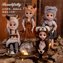 Mori female wind doll toy girl retro ornaments joint movable hand doll fairy children 8 Gifts 3