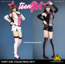 Flirty Girl FGC2019-15 1 6 Days Intelligent Girls Set with Head Sculptures 2 Colors Reserved