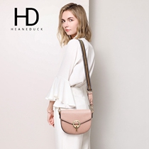  HEANEDUCK small bag female 2020 new saddle bag western style fashion light luxury texture broadband messenger bag female