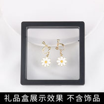 Ear stud earrings storage box jewelry dust jewelry storage box earrings EAR thread finishing jewelry box with lid