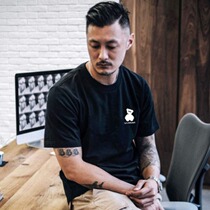 Cang Shi Yichi tree cotton short sleeve T-shirt men summer Joker round neck couple half sleeve loose base coat trend