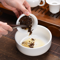 one thousand Comfort Jade Porcelain Tea Wash Large Number Home Desolation White Porcelain Utiliturt Tea Accessories Tea Slag Vat Wash Tea Cup Wash Water Spittoon