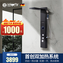 Srist Electric Water Heat Household Speed Hot Dishwasher Integrated Shower Screen Over-water Hot Water