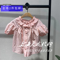 F2CDB2158 minipeace Taiping bird childrens clothing special cabinet 2021 summer new gale slim shirt 369
