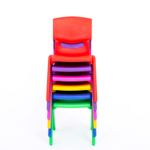 Home Plastic Chair Thickened Child Backrest Large Middle And Small Tug Class Superimposed Baby Stools Nursery School 