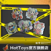 Hot Toys Raptor Squad and Harley Quinn COSBABY Bright Silver Sticker