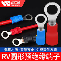 Copper Europa RV1 25 2 3 5 5 5 6 terminal block round cold pressed terminal copper nose