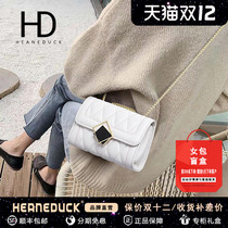 HEANEDUCK bag 2021 new bag small square bag fashion texture leather rhombic chain messenger bag female