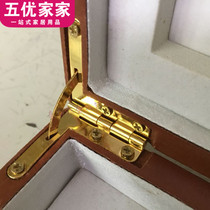 33 * 30mm Aircraft Hinge hinge cabinet door half-pack small hinge jewelry box built-in half cover hardware accessories