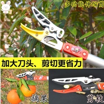To pick the fruit artifact high shear pick Toona sinensis scissors telescopic rod shoots artifact longan trees gao zhi jian zhai guo qi