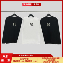 FOG FEAR OF GOD rich FG letter Season 6 main line trend loose long sleeve High Street Tide brand T-shirt men