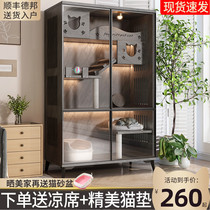 Solid wooden cage household super large free space cat house cat house cage luxury three-story cat house