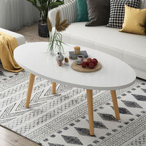 Nordic coffee table simple modern small apartment living room sofa side table home bedroom small round table mobile small coffee table table