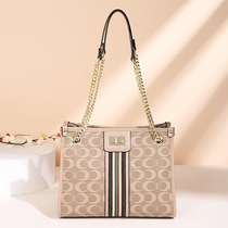 Hong Kong Kitty Pet Bag Universal Package Bag Old Flowers Axillary Bag Big Capacity Fashion Chain Hand Single Shoulder Bag 1901