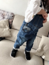Autumn and winter trousers cotton boys and girls Baby double-jeans 20 9 30