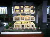 Single lift building sand plate model to create customized sales building commercial complex hotel sales model