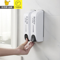 Mobile phone soap dispenser hand sanitizer shampoo shower gel bottle pressing bottle hand sanitizer box hanger soap liquid box