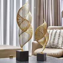 Creative metal ornaments Modern minimalist living room TV cabinet porch Nordic light luxury home hotel hall decorations