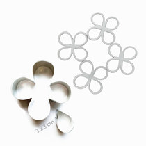 New imported baking cutting mold stainless steel 4 chain turn sugar cake mold tool decoration dry Pace Clay