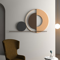 Modern minimalist wall decoration pendant metal wrought Wall Wall decoration soft decoration round wall decoration