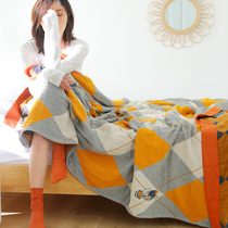 Five-layer gauze cotton towel quilt summer new cotton double color cotton blanket adult air conditioning quilt summer cool quilt