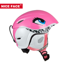 NICEFACE childrens ski helmet single and double board adult ski helmet Ski equipment protective gear cartoon helmet