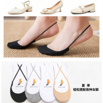 Top melon gua sling boat socks womens socks cotton half-foot fine band Korean version summer thin shallow invisible low-top socks