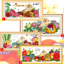 Large belly Millver Cross embroidered 2021 new line embroidered living room ancient windy hand itself embroidered on 2022