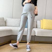 Pregnant women pants Spring and Autumn Tide spring wear loose bottoming casual pants autumn and winter fashion sports pants