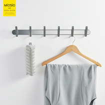 MIOSIO space aluminum hanger hook wall hanging hook Strong viscose door without punching clothes hanger wall hanging