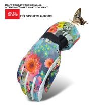 Snowboard ski gloves Sheepskin gloves Cowhide gloves Good waterproof effect and strong warmth