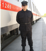 American training uniform black BDU suit black suit military training uniform