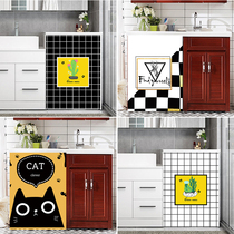 Balcony toilet drum washing machine curtain dust-proof splash-proof water curtain thickened cotton and linen sunscreen cover protective cover