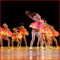 Da costume childrens performance skirt June 1 Dance 2019 high-grade kindergarten dance camouflage Abacus da suit