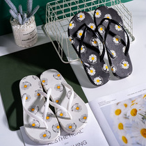 ins Soft Soft Soft Slippers slip off their shoes fashion in the 2021 summer fashion daisies anti-slip human drag
