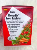 Canadian Salus Floradix German iron tablets 120 tablets
