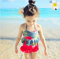 Korean version of children swimsuit girl swimwear CUHK Tong Bikini Split Skirt-Girl Princess Baby Girl Princess Baby Girl